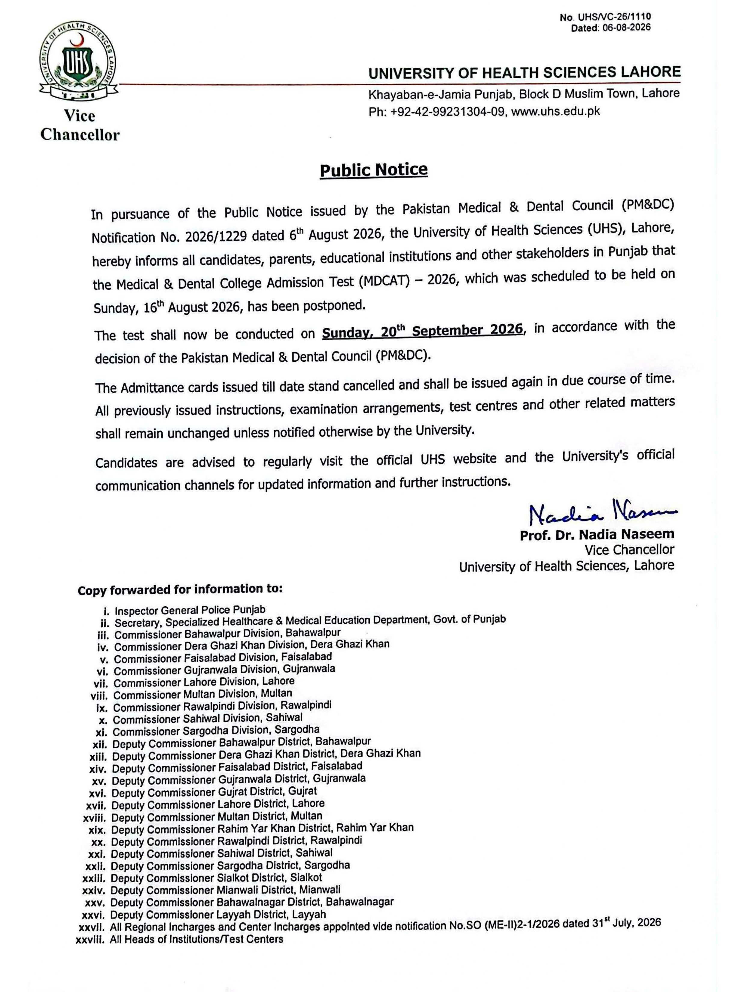 Notice
